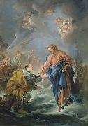 Francois Boucher Saint Peter Attempting to Walk on Water Sweden oil painting artist